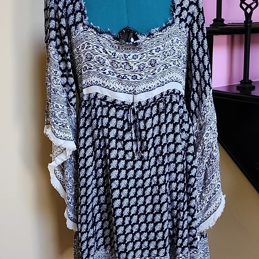 Vintage Free People Tunic Dress - SZ S - Picture 2 of 6